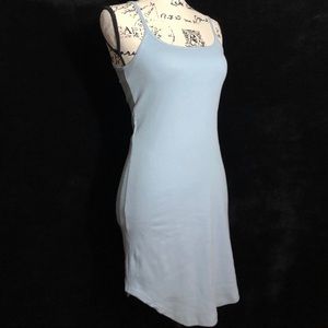 Light Blue Strap Mini Bodycon Dress